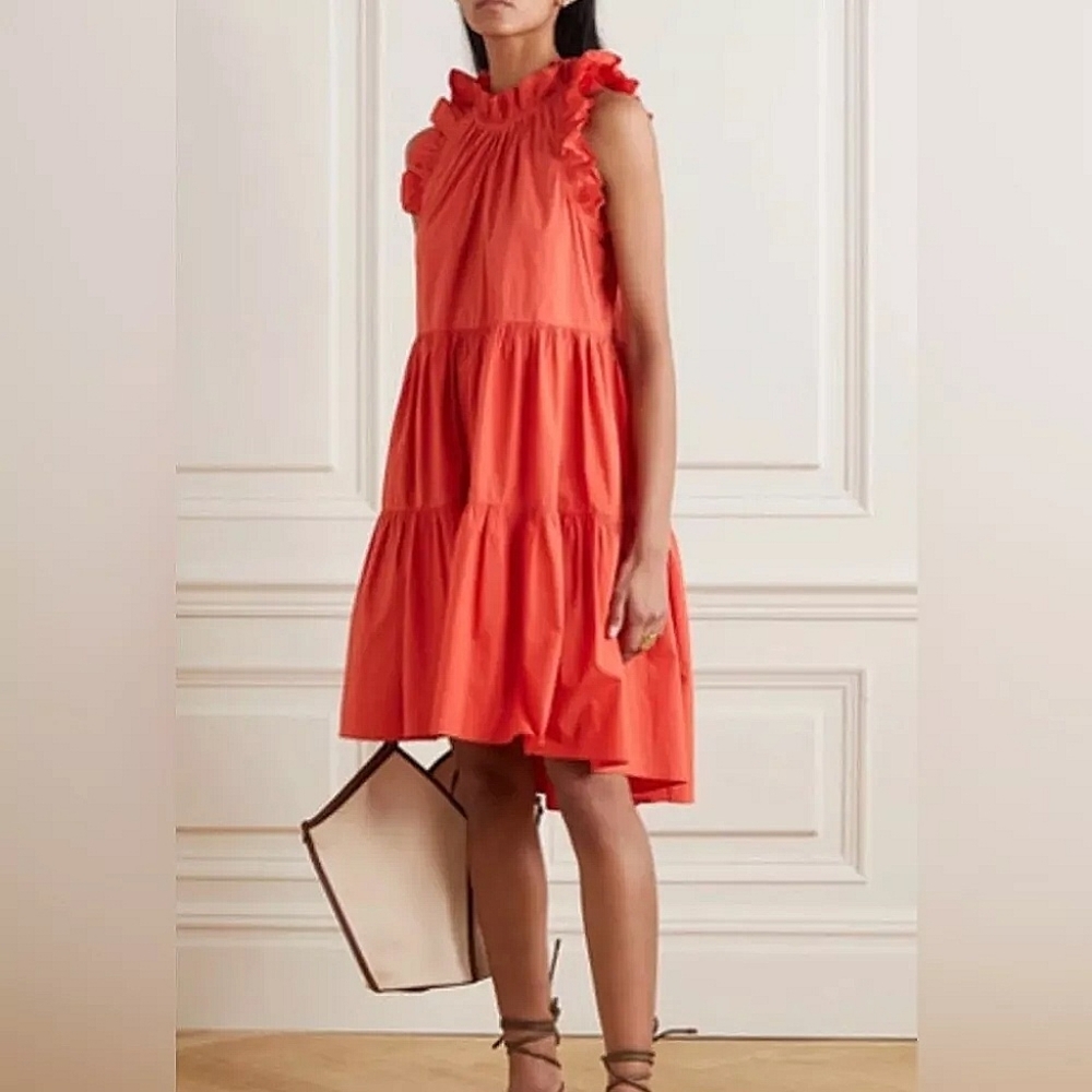 Ulla Johnson Tamsin Ruffle Dress Sz XS/0